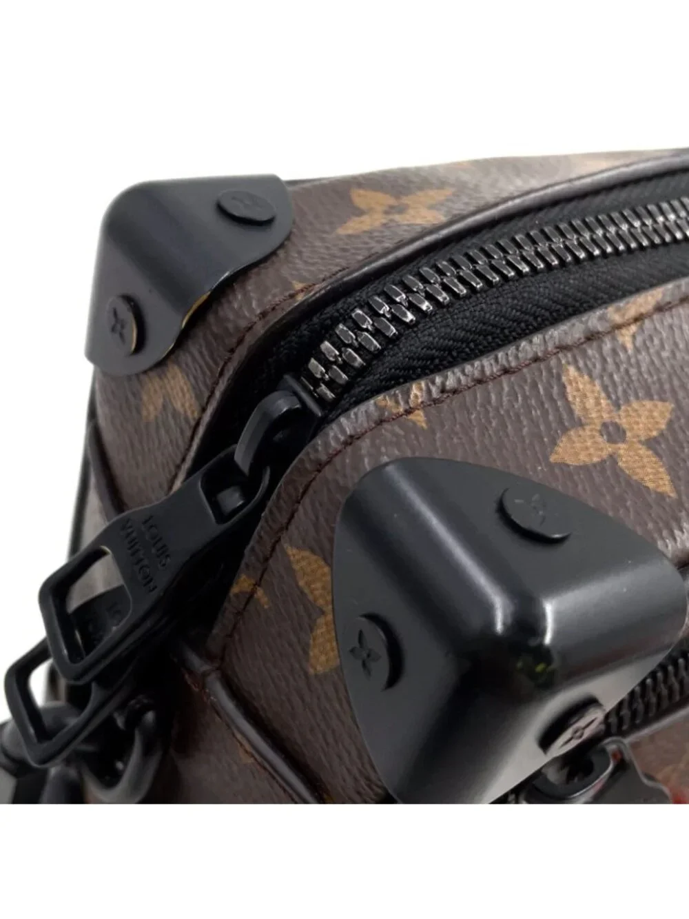 Louis Vuitton Mini Soft Trunk Monogram Eclipse Leather Brown Black